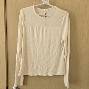 NWOT Rag & Bone Long Sleeve Shirt Ivory (L)